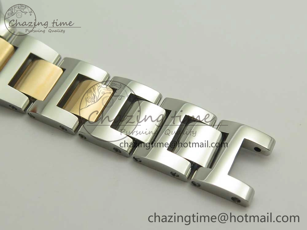 Ballon Bleu V6F 1:1 Best Edition 33mm SS RG RG Texture Dial on SS Bracelet SEIKO NH05A