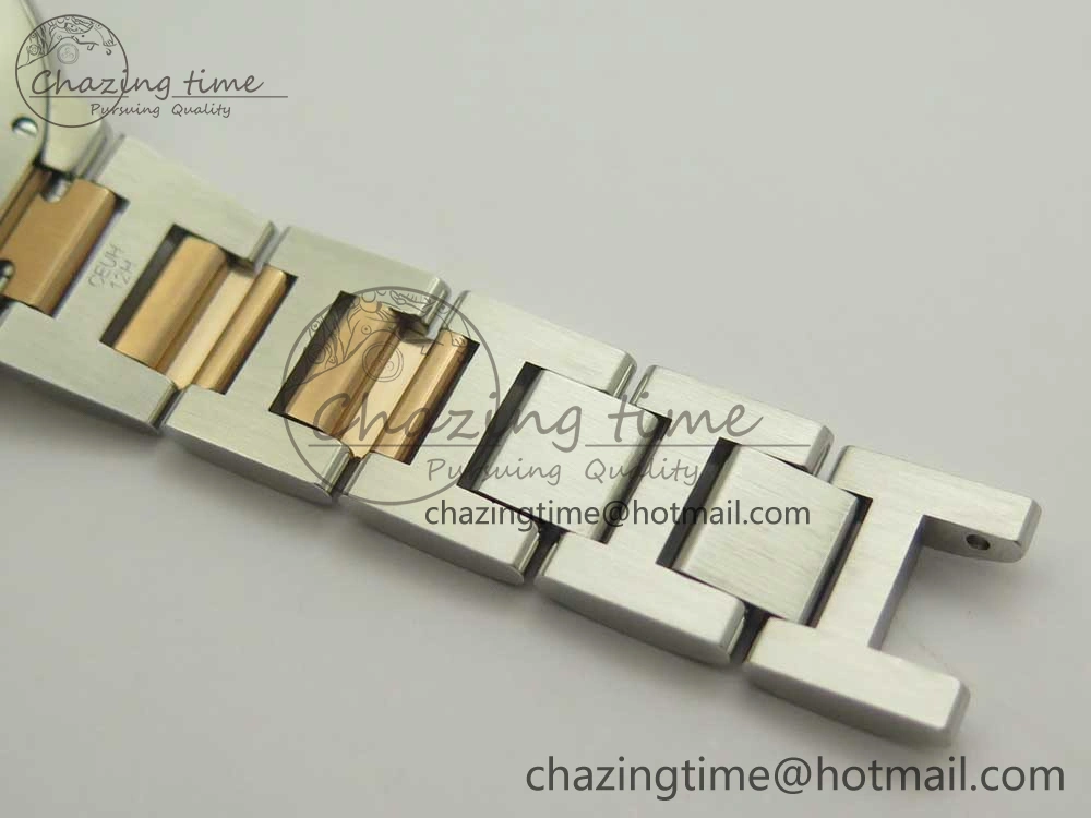 Ballon Bleu V6F 1:1 Best Edition 33mm SS RG RG Texture Dial on SS Bracelet SEIKO NH05A