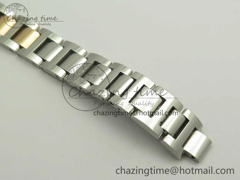 Ballon Bleu V6F 1:1 Best Edition 33mm SS RG RG Texture Dial on SS Bracelet SEIKO NH05A
