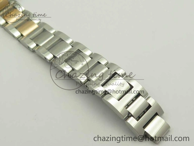 Ballon Bleu V6F 28mm SS RG 1:1 Best Edition White Texture Dial on SS Bracelet Ronda Quartz