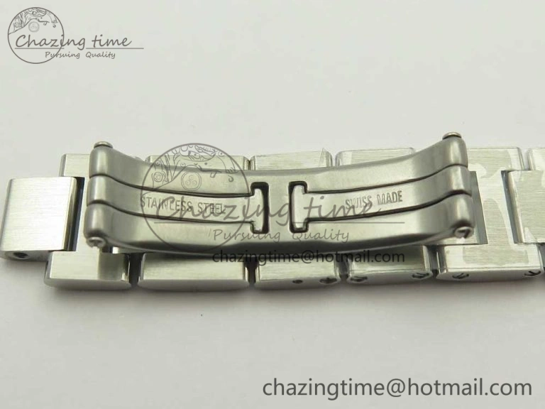 Ballon Bleu V6F 28mm SS RG 1:1 Best Edition White Texture Dial on SS Bracelet Ronda Quartz