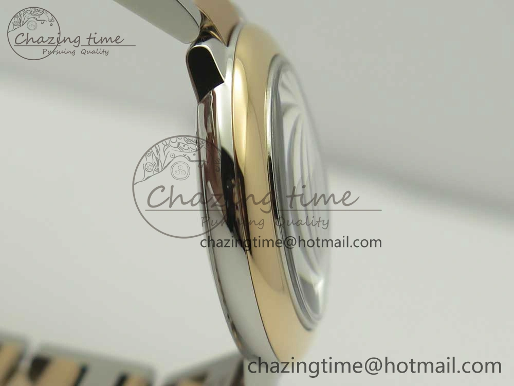 Ballon Bleu V6F 28mm SS RG 1:1 Best Edition White Texture Dial on SS Bracelet Ronda Quartz