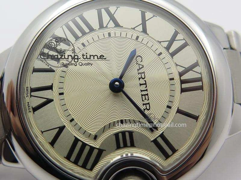 Ballon Bleu V6F Best Edition 33mm SS White Textured Dial On SS Bracelet Ronda Quartz