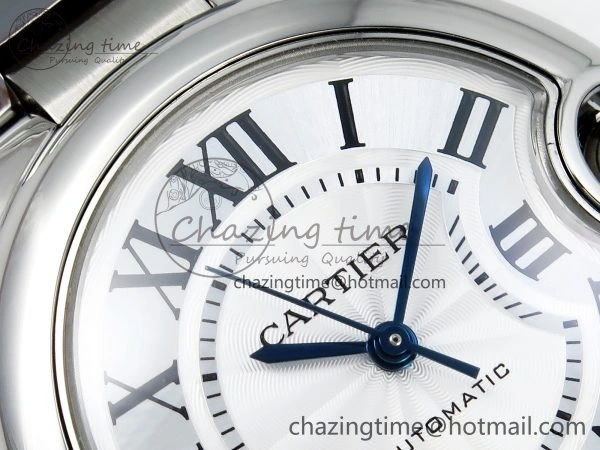 Ballon Bleu WSBB0044 33mm SS CHF 1:1 Best Edition White Textured Dial on SS Bracelet SEIKO NH05A