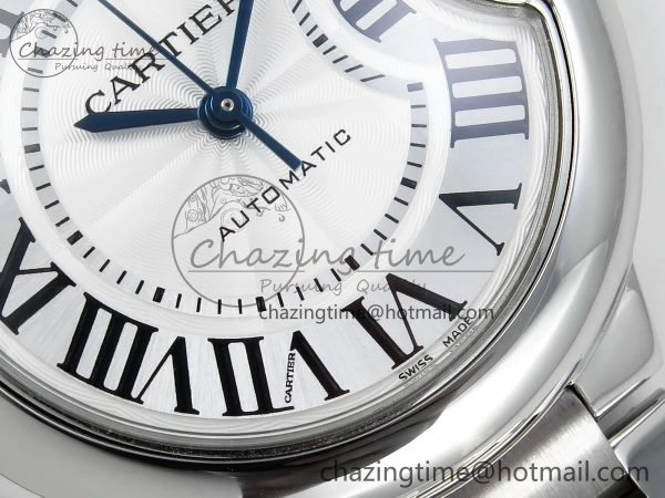 Ballon Bleu WSBB0044 33mm SS CHF 1:1 Best Edition White Textured Dial on SS Bracelet SEIKO NH05A