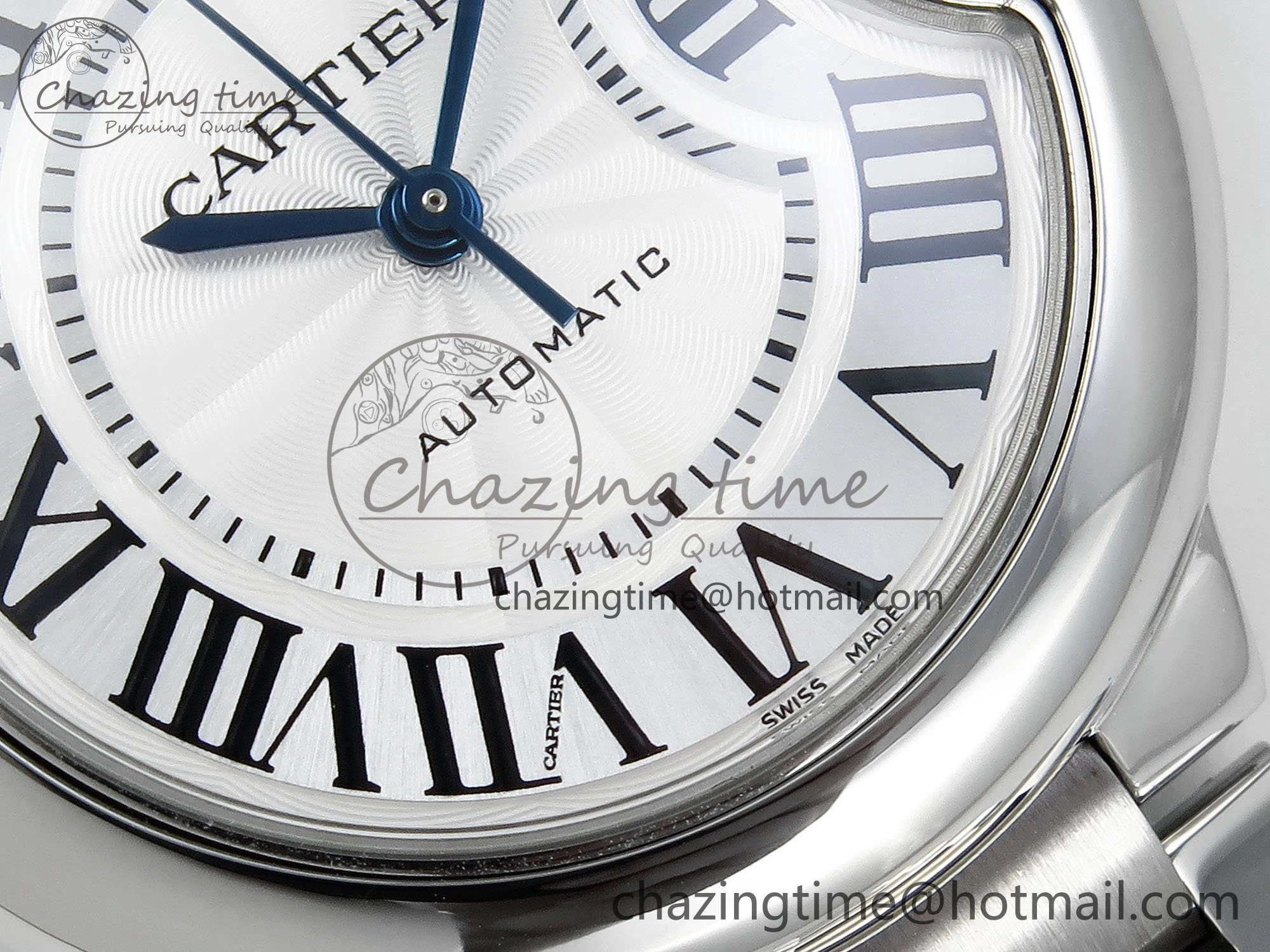 Ballon Bleu WSBB0044 33mm SS CHF 1:1 Best Edition White Textured Dial on SS Bracelet SEIKO NH05A