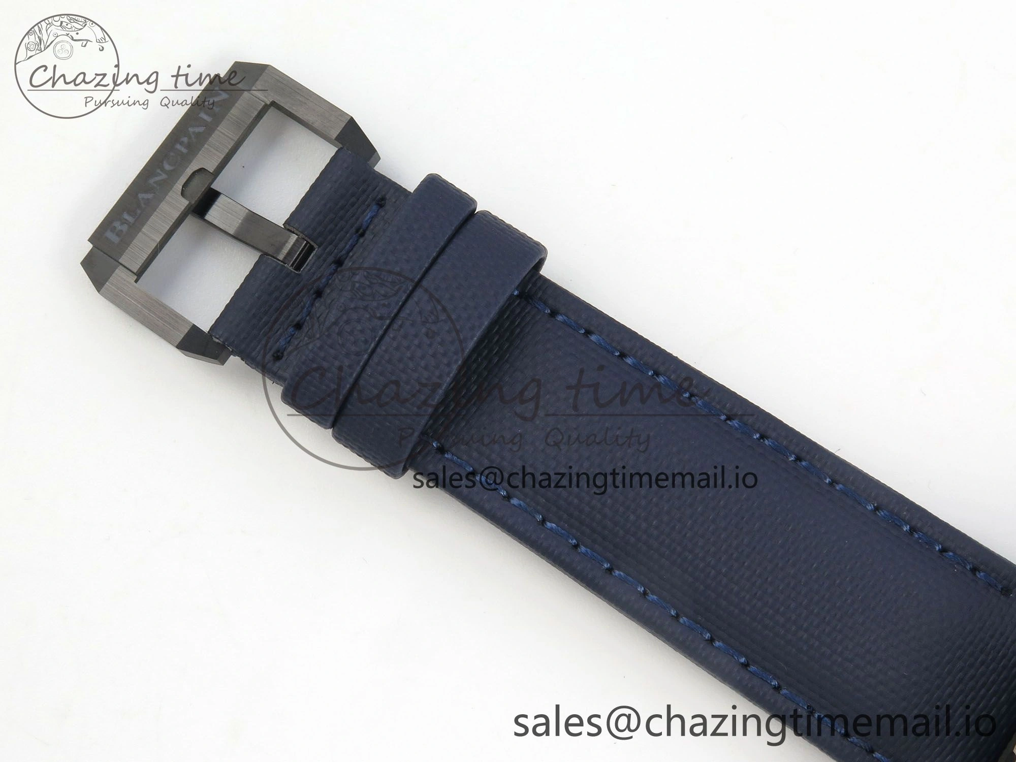 Bathyscaphe 43mm Ceramic DDDF 1:1 Best Edition Blue Dial on Blue Nylon Strap A6654