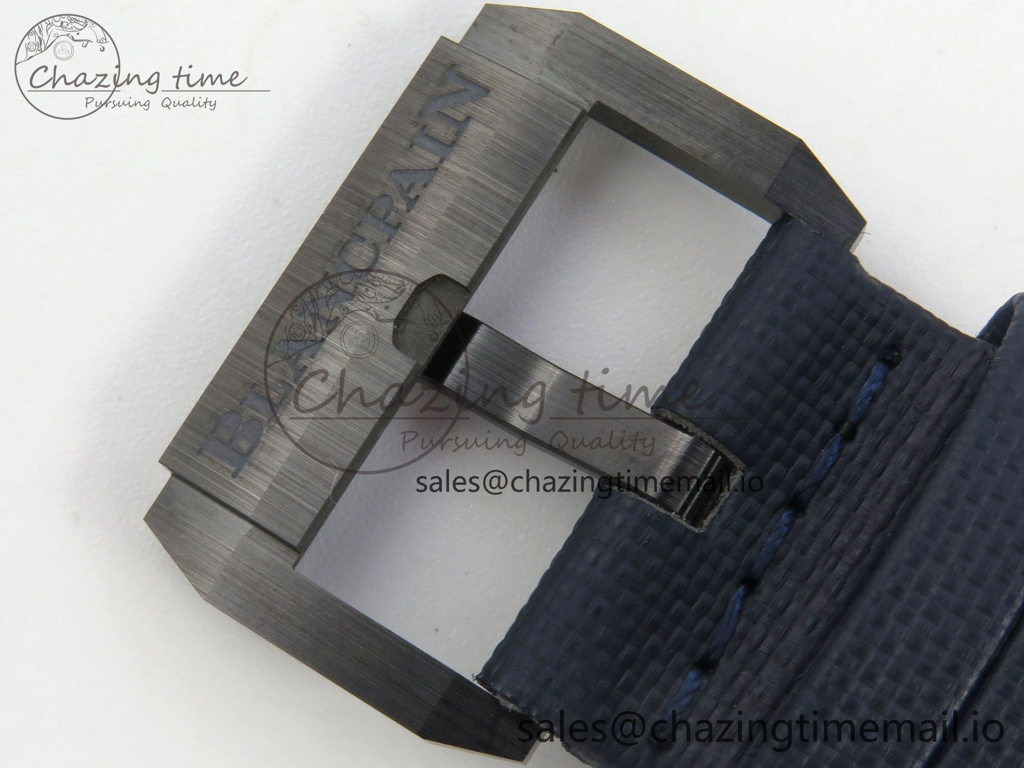 Bathyscaphe 43mm Ceramic DDDF 1:1 Best Edition Blue Dial on Blue Nylon Strap A6654