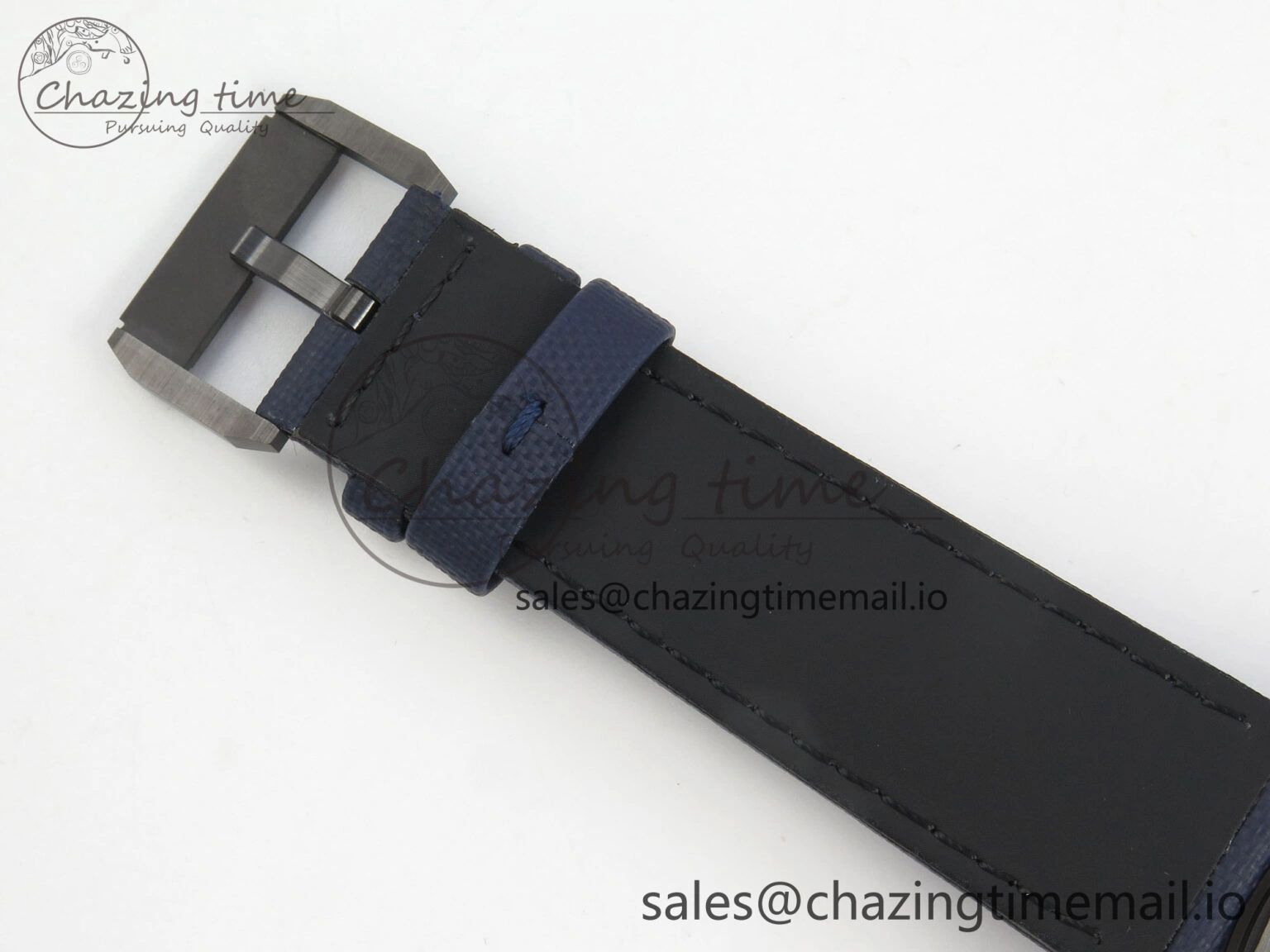 Bathyscaphe 43mm Ceramic DDDF 1:1 Best Edition Blue Dial on Blue Nylon Strap A6654