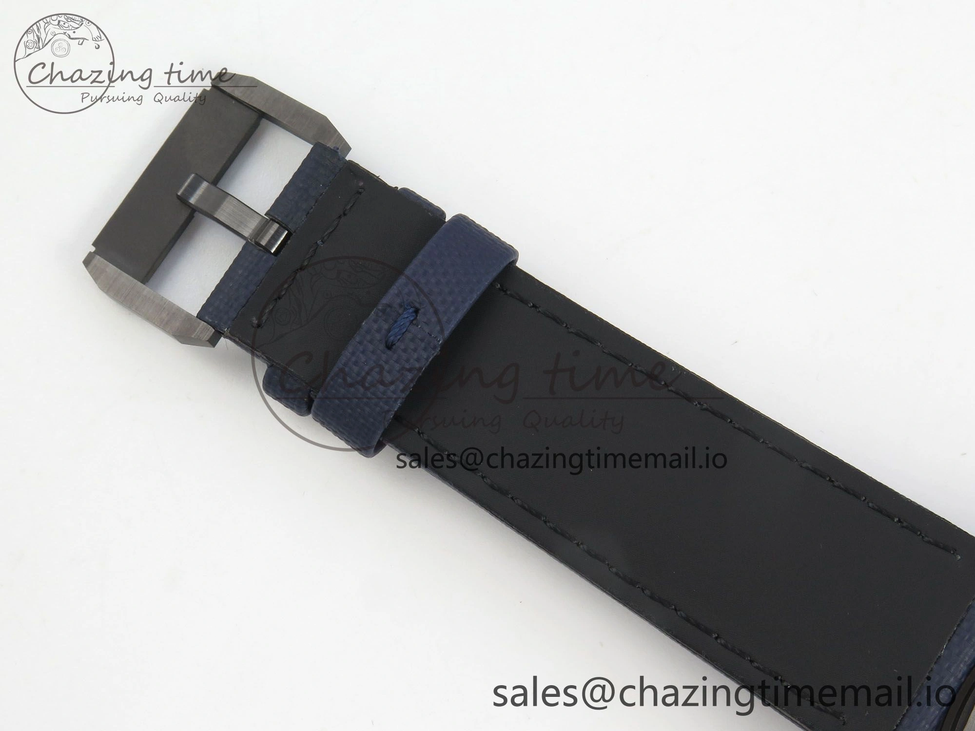 Bathyscaphe 43mm Ceramic DDDF 1:1 Best Edition Blue Dial on Blue Nylon Strap A6654