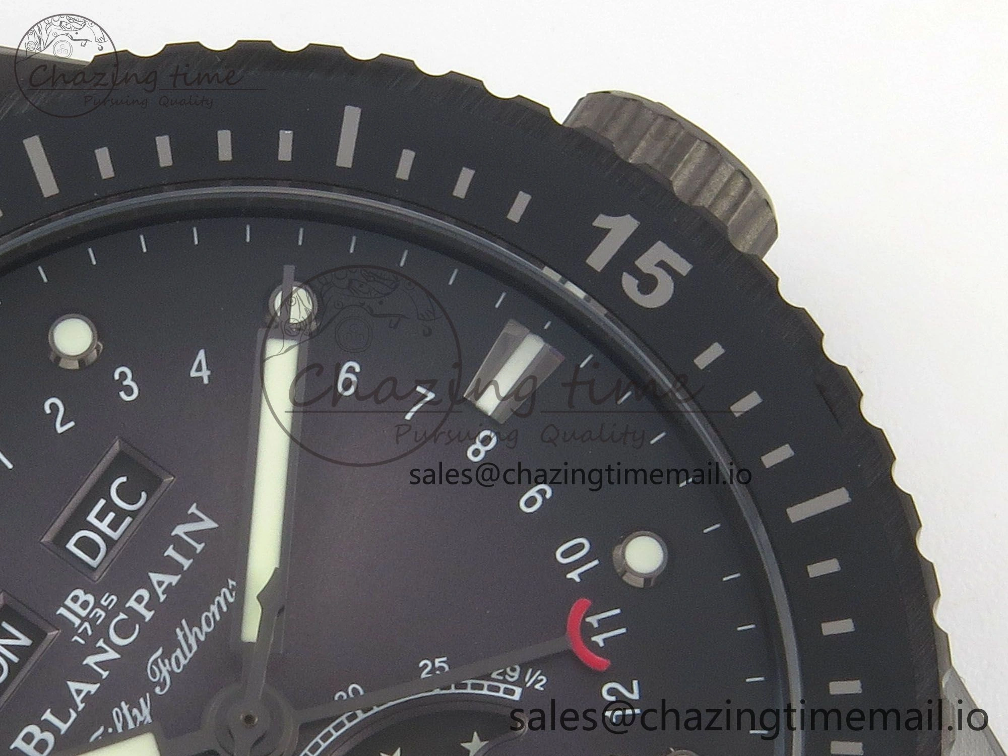 Bathyscaphe 43mm Ceramic DDDF 1:1 Best Edition Gray Dial on Black Nylon Strap A6654
