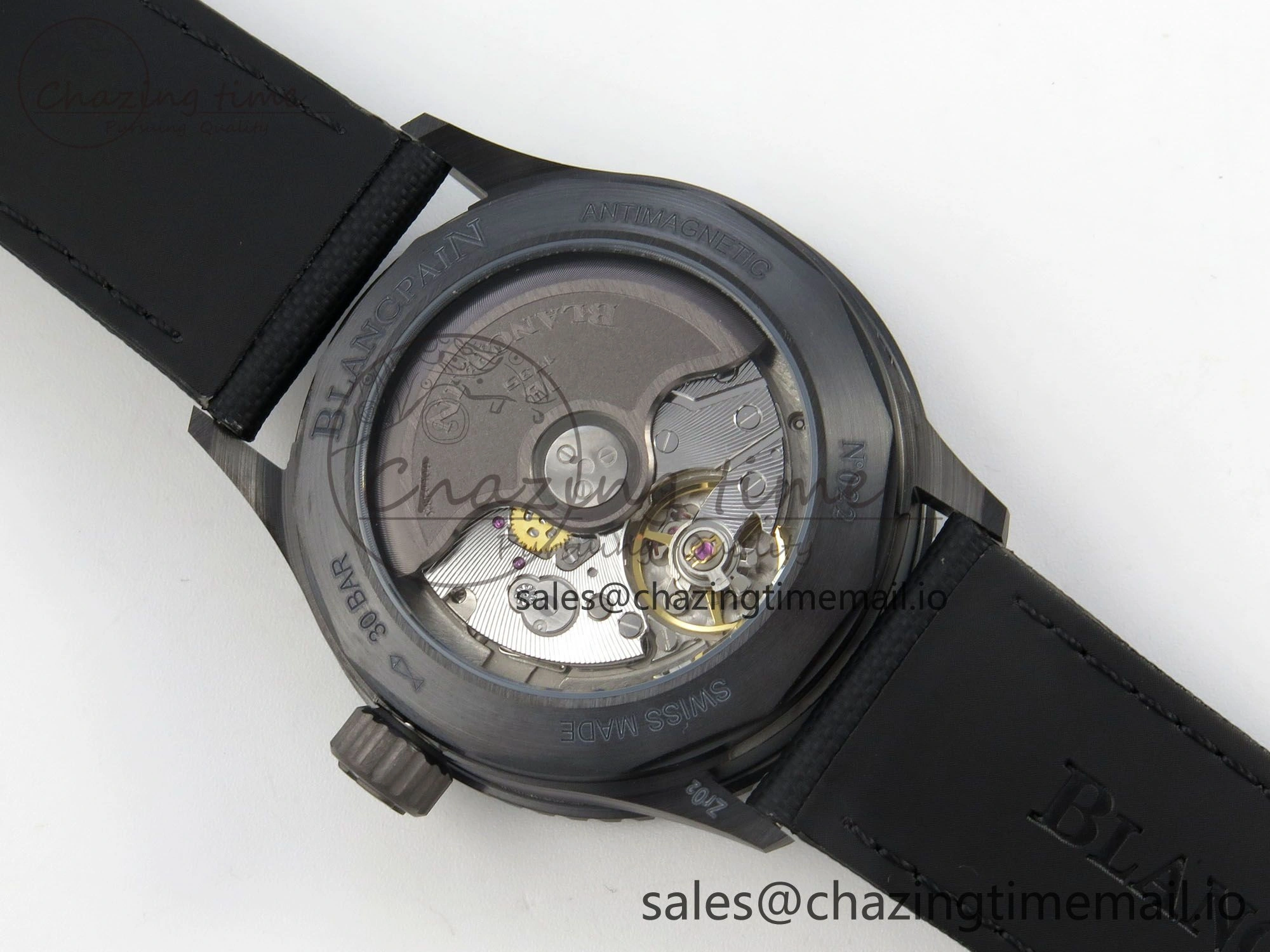 Bathyscaphe 43mm Ceramic DDDF 1:1 Best Edition Gray Dial on Black Nylon Strap A6654