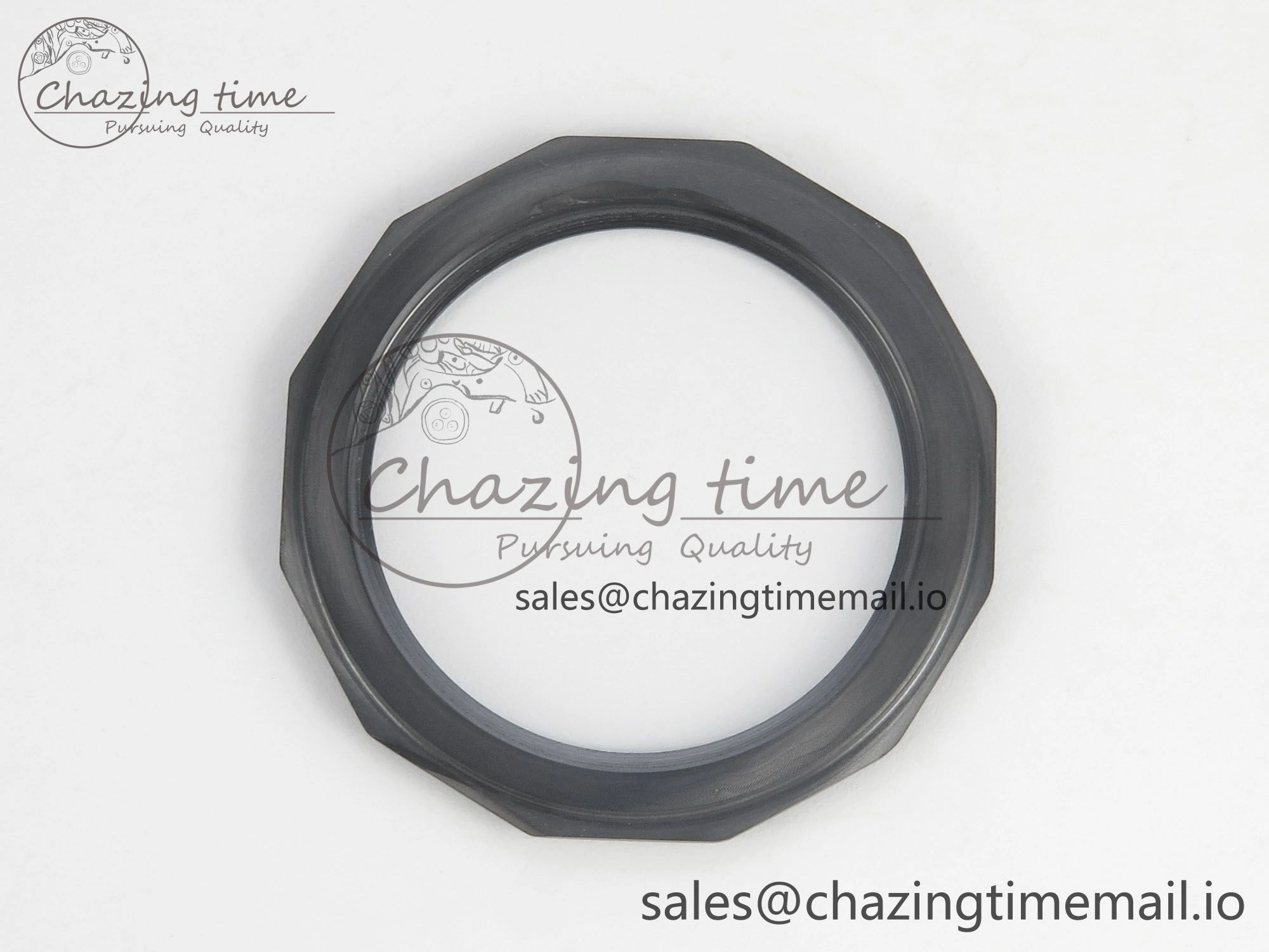 Bathyscaphe 43mm Ceramic DDDF 1:1 Best Edition Gray Dial on Black Nylon Strap A6654
