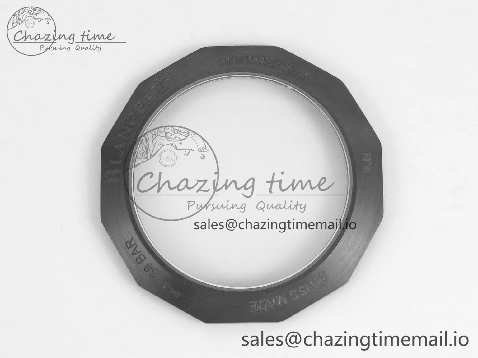 Bathyscaphe 43mm Ceramic DDDF 1:1 Best Edition Gray Dial on Black Nylon Strap A6654