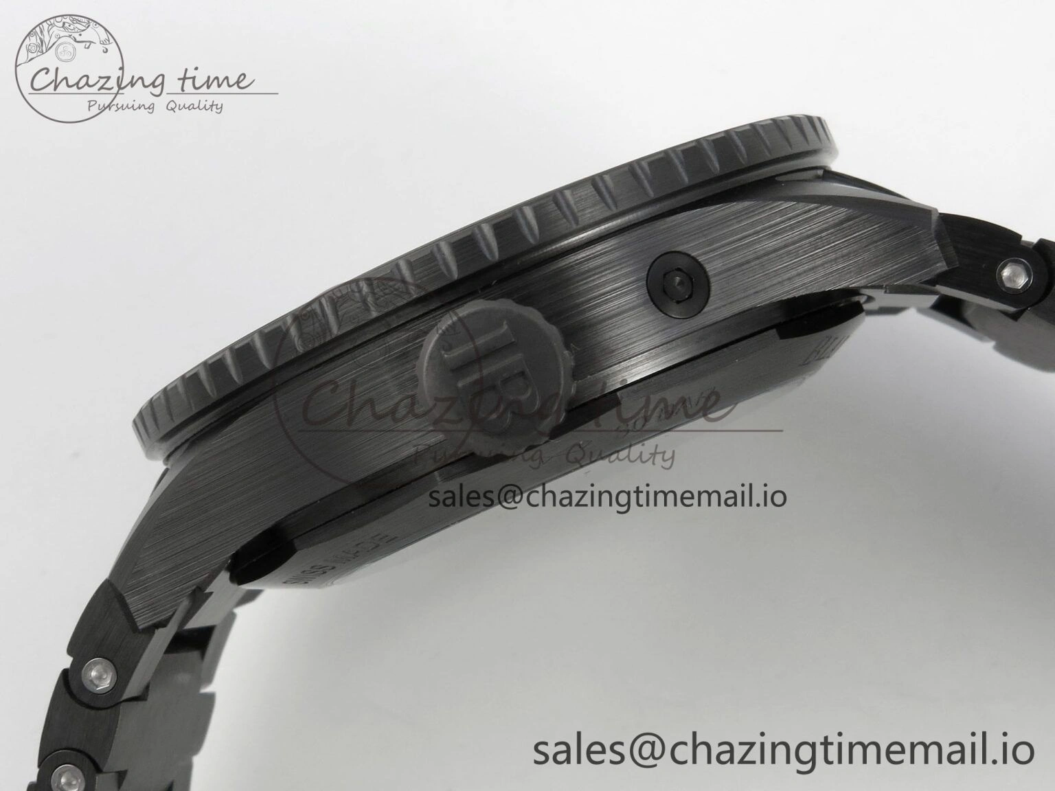 Bathyscaphe 43mm Ceramic DDDF 1:1 Best Edition Gray Dial on Ceramic Bracelet A6654