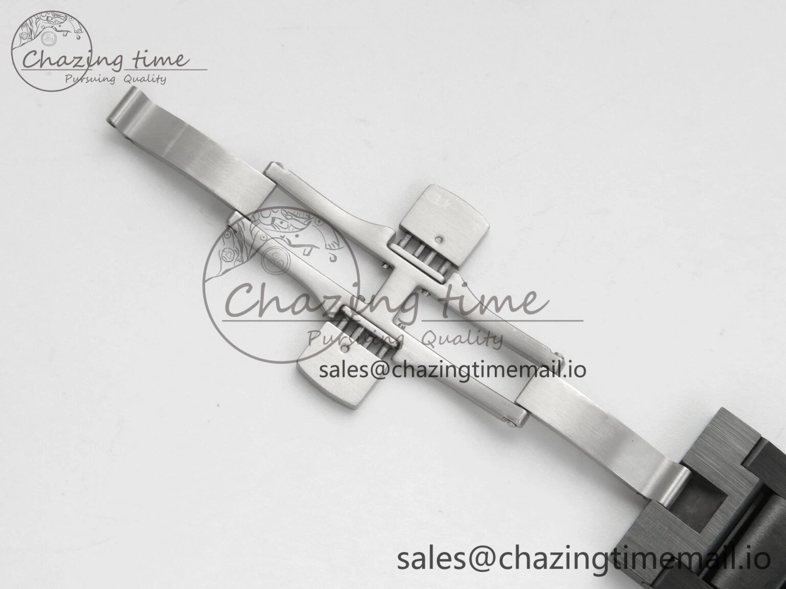 Bathyscaphe 43mm Ceramic DDDF 1:1 Best Edition Gray Dial on Ceramic Bracelet A6654