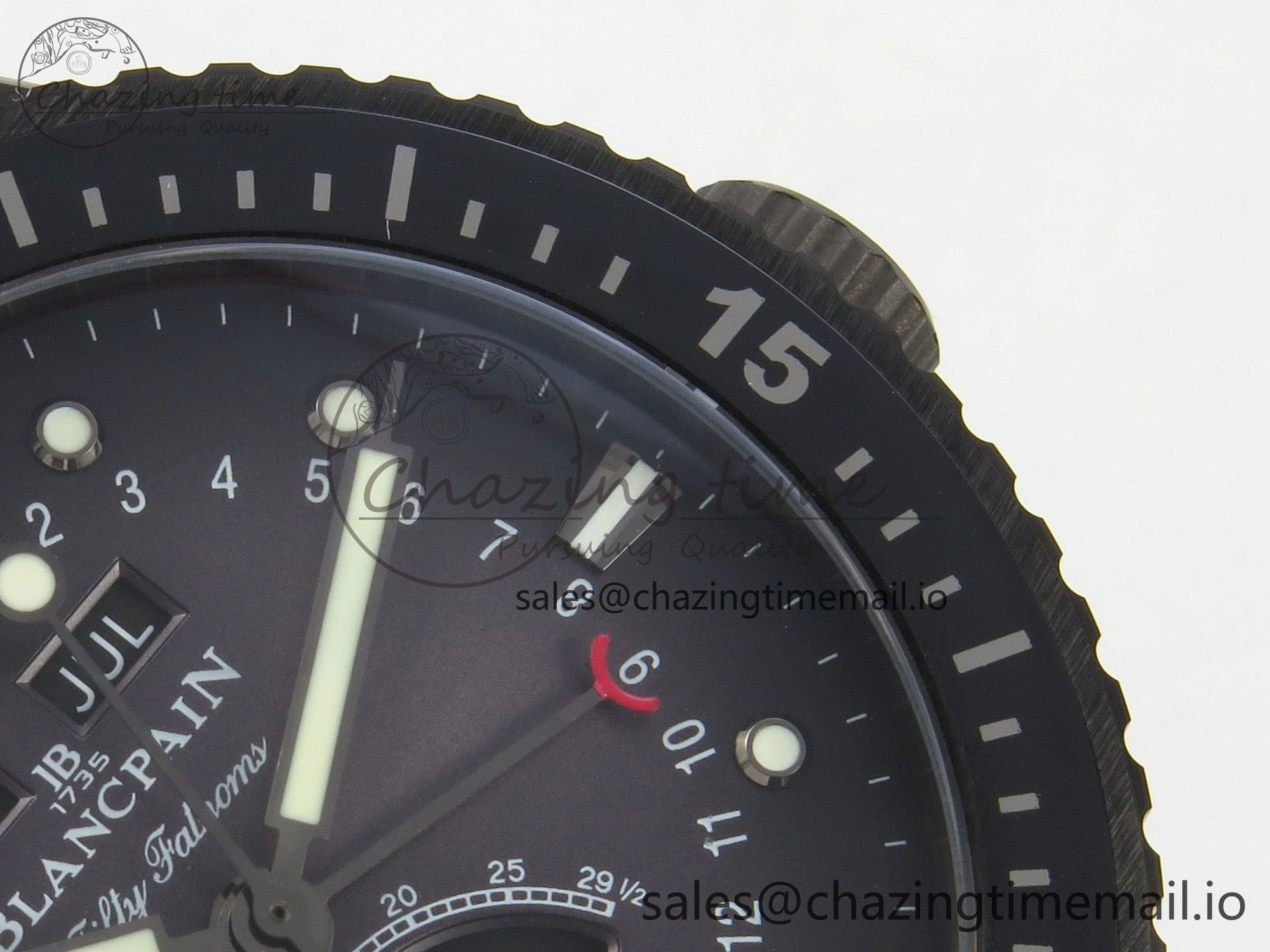 Bathyscaphe 43mm Ceramic DDDF 1:1 Best Edition Gray Dial on Ceramic Bracelet A6654