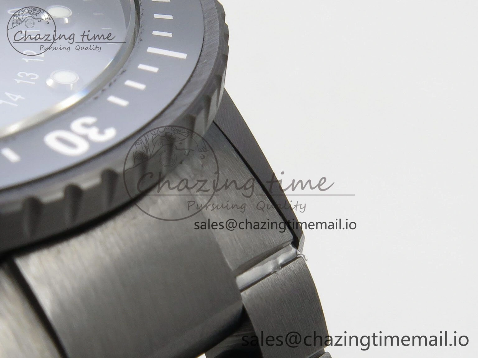 Bathyscaphe 43mm Ceramic DDDF 1:1 Best Edition Gray Dial on Ceramic Bracelet A6654