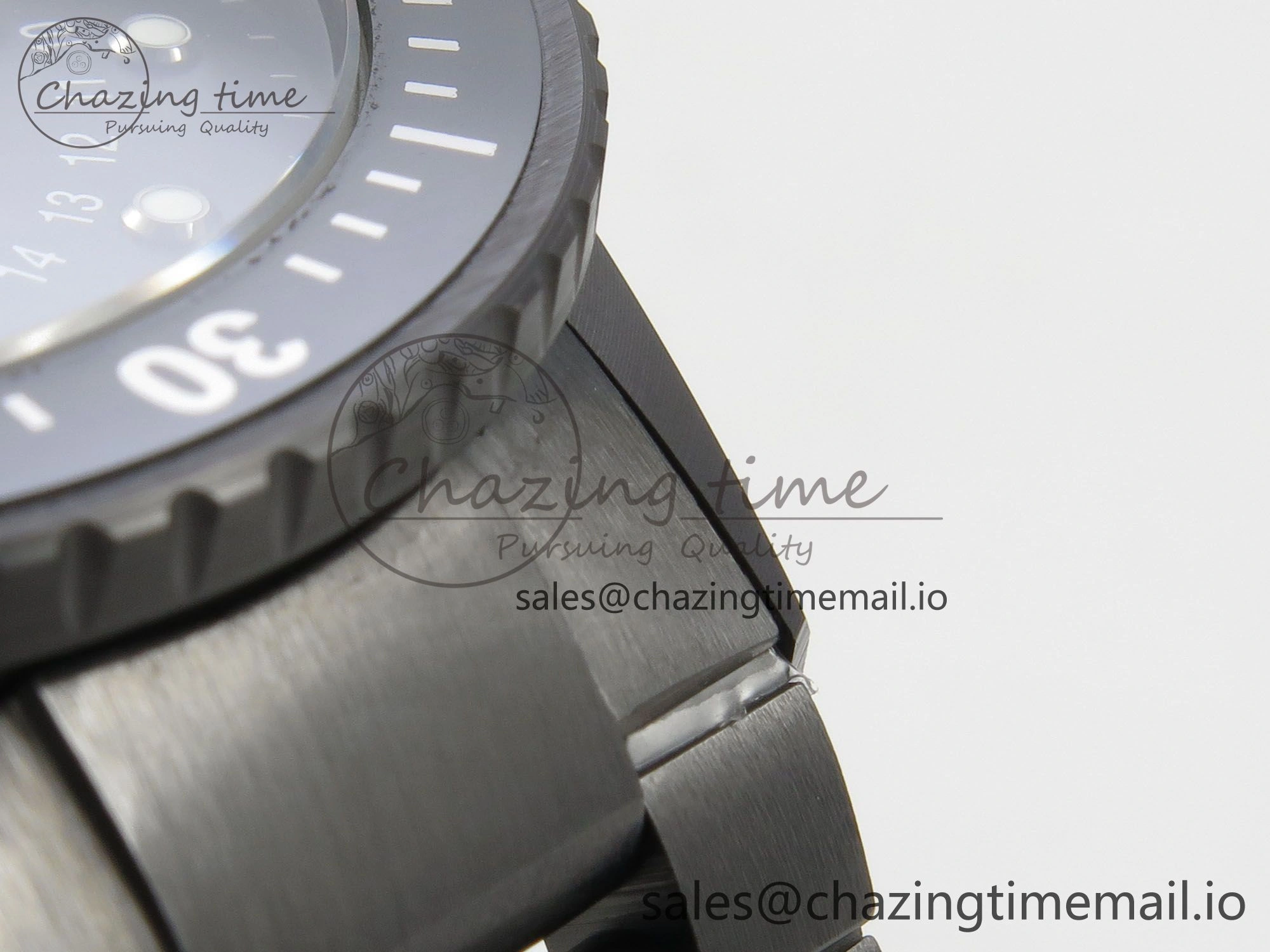 Bathyscaphe 43mm Ceramic DDDF 1:1 Best Edition Gray Dial on Ceramic Bracelet A6654