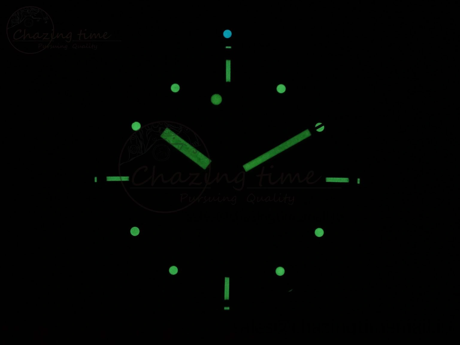 Bathyscaphe 43mm Ceramic DDDF 1:1 Best Edition Green Dial on Black Nylon Strap A6654