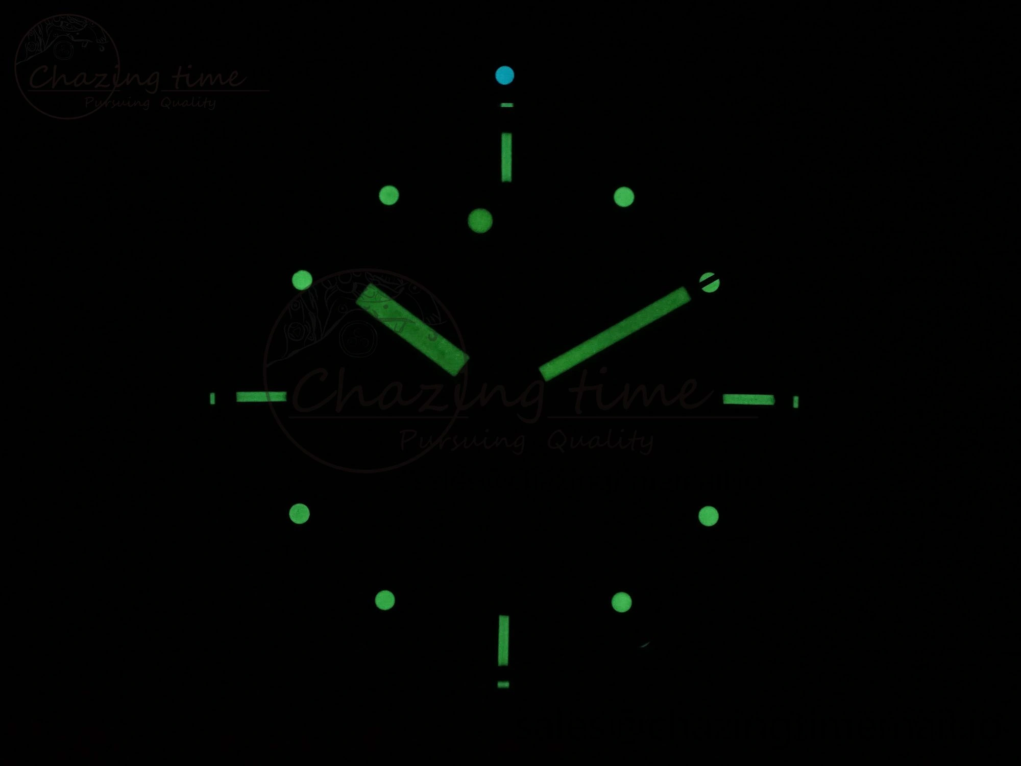 Bathyscaphe 43mm Ceramic DDDF 1:1 Best Edition Green Dial on Black Nylon Strap A6654