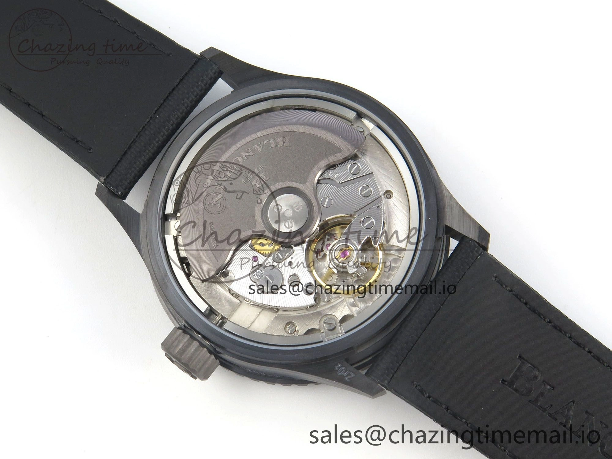 Bathyscaphe 43mm Ceramic DDDF 1:1 Best Edition Green Dial on Black Nylon Strap A6654