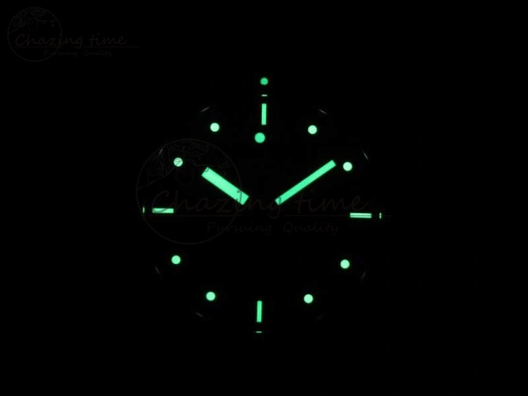 Bathyscaphe DLC ZF 11 Best Edition Black Dial on Black Sail-Canvas Strap A1315 (Free Rubber Strap)