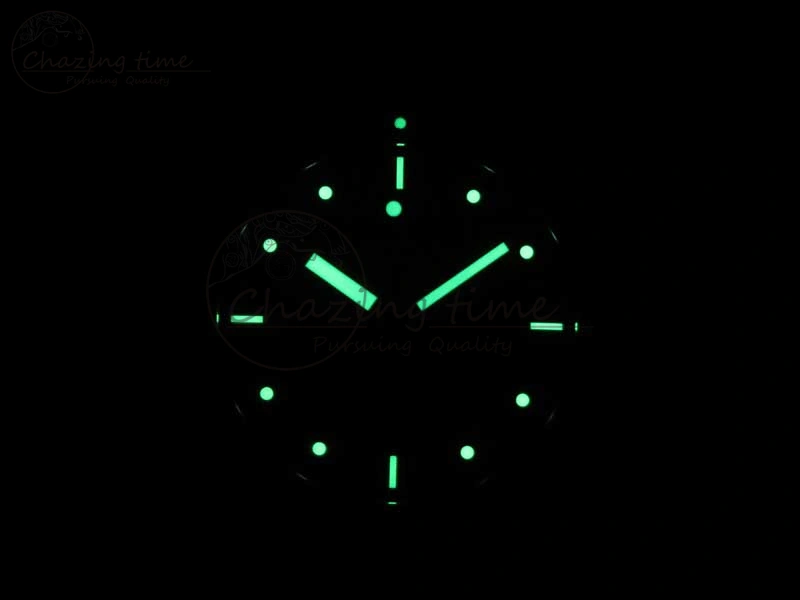 Bathyscaphe DLC ZF 11 Best Edition Black Dial on Black Sail-Canvas Strap A1315 (Free Rubber Strap)