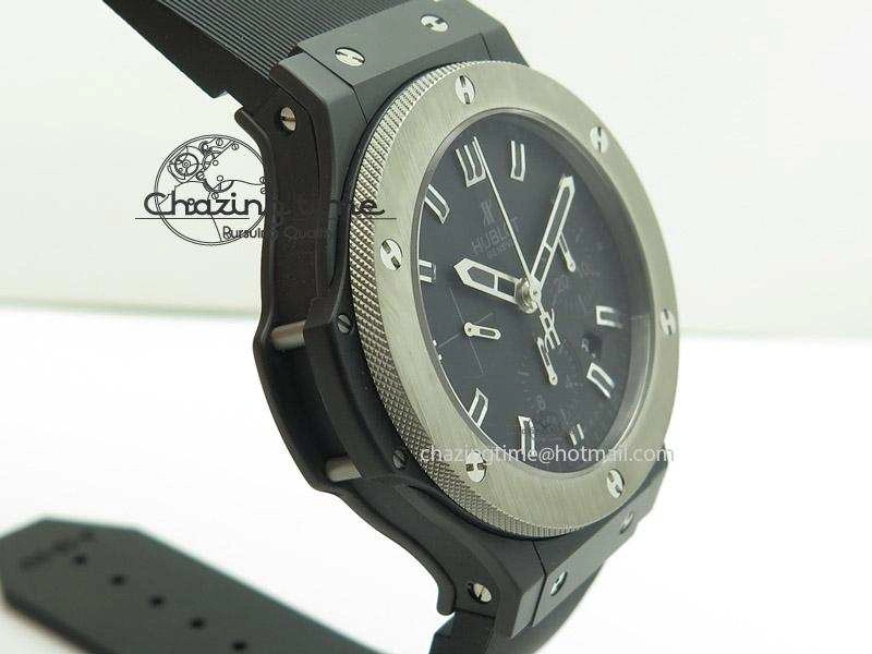 Big Bang 44mm Full Ceramic Evolution Ice Bang on Rubber Strap
