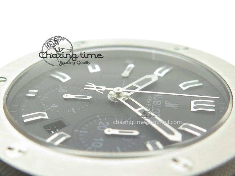 Big Bang 44mm Full Ceramic Evolution Ice Bang on Rubber Strap