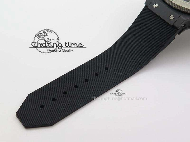Big Bang 44mm Full Ceramic Evolution Ice Bang on Rubber Strap