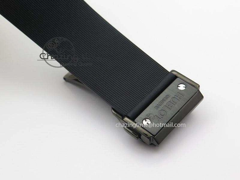 Big Bang 44mm Full Ceramic Evolution Ice Bang on Rubber Strap