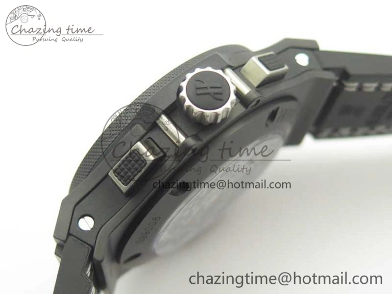 Big Bang 44mm Real Ceramic V6 1:1 Best Edition Blue Dial on Blue Gummy Strap HUB4104