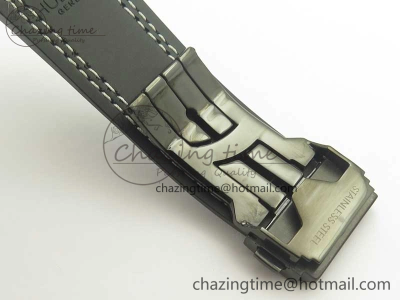 Big Bang 44mm Real Ceramic V6 1:1 Best Edition Blue Dial on Blue Gummy Strap HUB4104