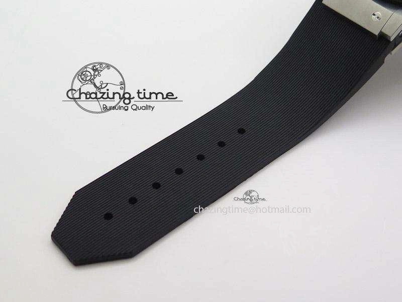 Big Bang 44mm Steel Ceramic 2011 on Black Rubber Strap