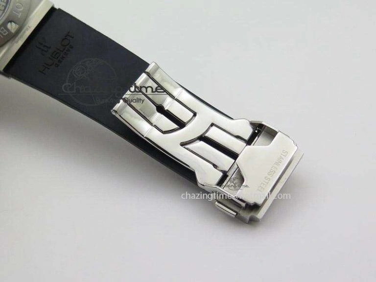 Big Bang 44mm Steel Ceramic 2011 on Black Rubber Strap