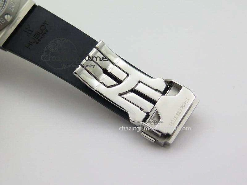Big Bang 44mm Steel Ceramic 2011 on Black Rubber Strap