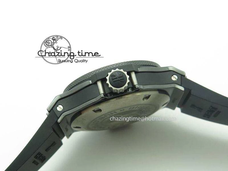 Big Bang King 44mm Red Magic Black Dial On Black Rubber Strap A7750