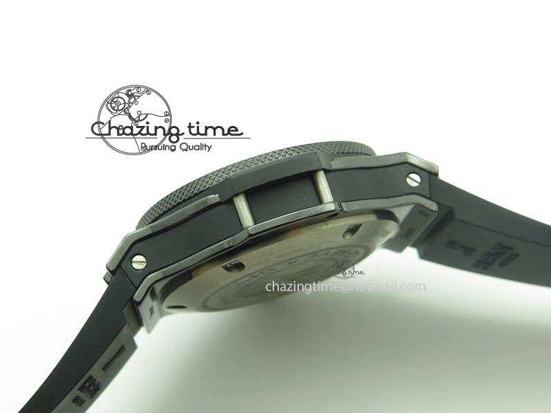 Big Bang King 44mm Red Magic Black Dial On Black Rubber Strap A7750