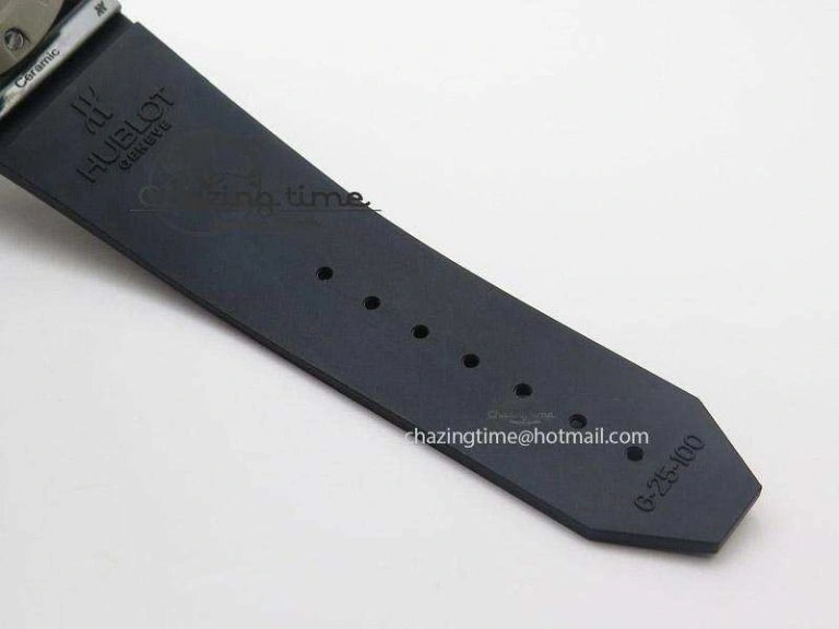 Big Bang King 44mm Red Magic Black Dial On Black Rubber Strap A7750