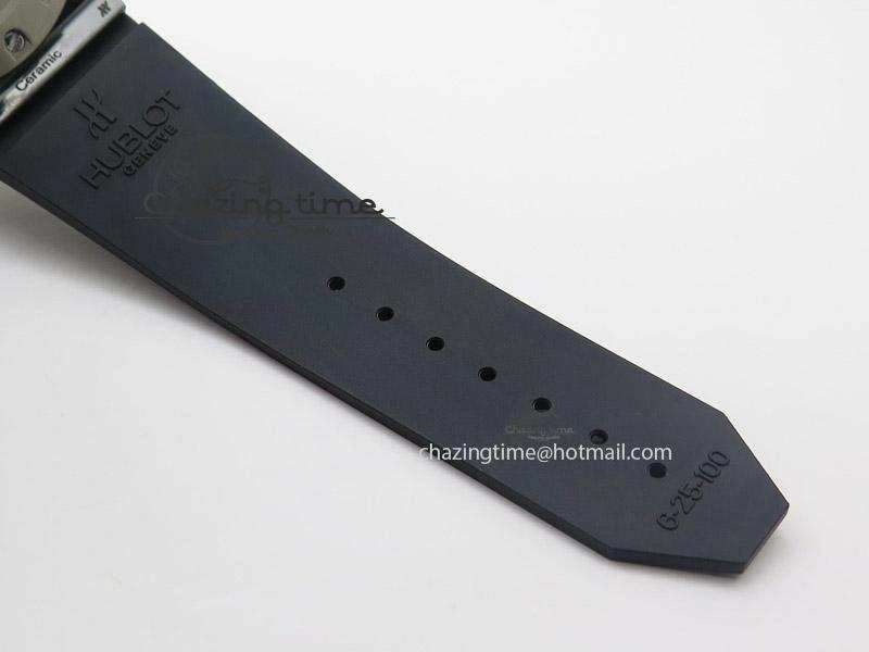 Big Bang King 44mm Red Magic Black Dial On Black Rubber Strap A7750