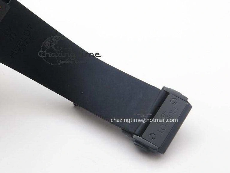 Big Bang King 44mm Red Magic Black Dial On Black Rubber Strap A7750