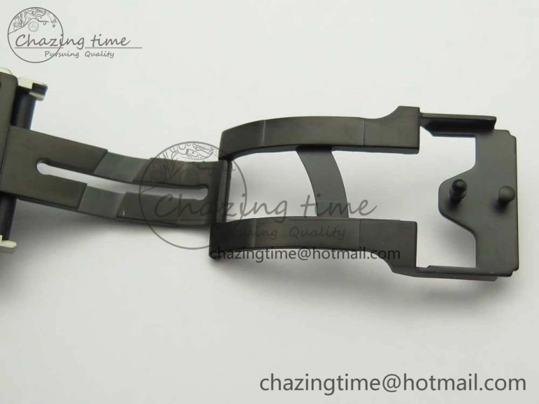 Big Bang King Power F1 SS Ceramic V6F 1:1 Best Edition Black Dial on Black Gummy Strap HUB4104