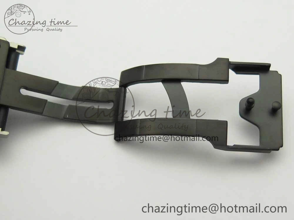 Big Bang King Power F1 SS Ceramic V6F 1:1 Best Edition Black Dial on Black Gummy Strap HUB4104