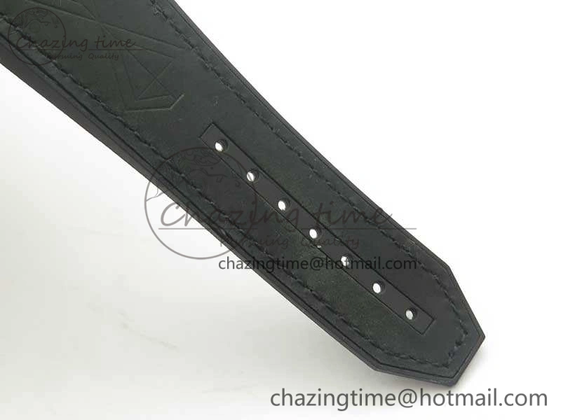Big Bang Sang Bleu DLC TMF 1:1 Best Edition Skeletonal Dial On Gummy Strap Asian HB1213