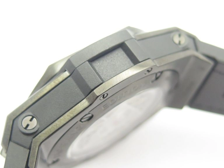Big Bang Sang Bleu DLC TMF 1:1 Best Edition Skeletonal Dial On Gummy Strap Asian HB1213