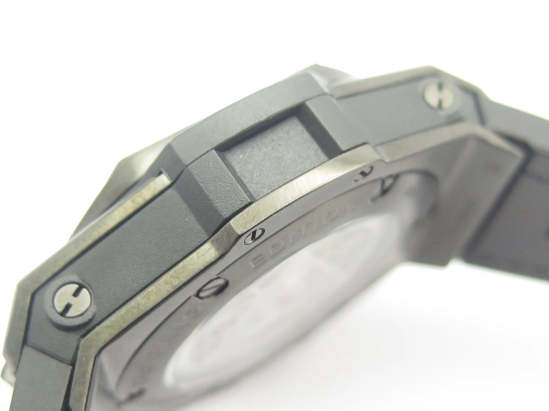 Big Bang Sang Bleu DLC TMF 1:1 Best Edition Skeletonal Dial On Gummy Strap Asian HB1213