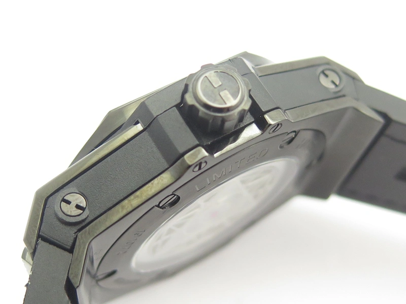 Big Bang Sang Bleu DLC TMF 1:1 Best Edition Skeletonal Dial On Gummy Strap Asian HB1213