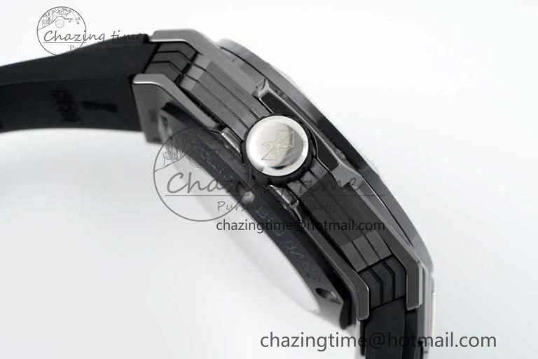 Big Bang Sang Bleu II Black Ceramic ZF Best Edition on Black Rubber Strap A1240