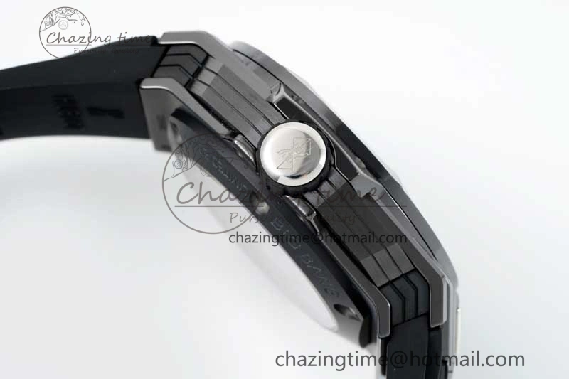 Big Bang Sang Bleu II Black Ceramic ZF Best Edition on Black Rubber Strap A1240